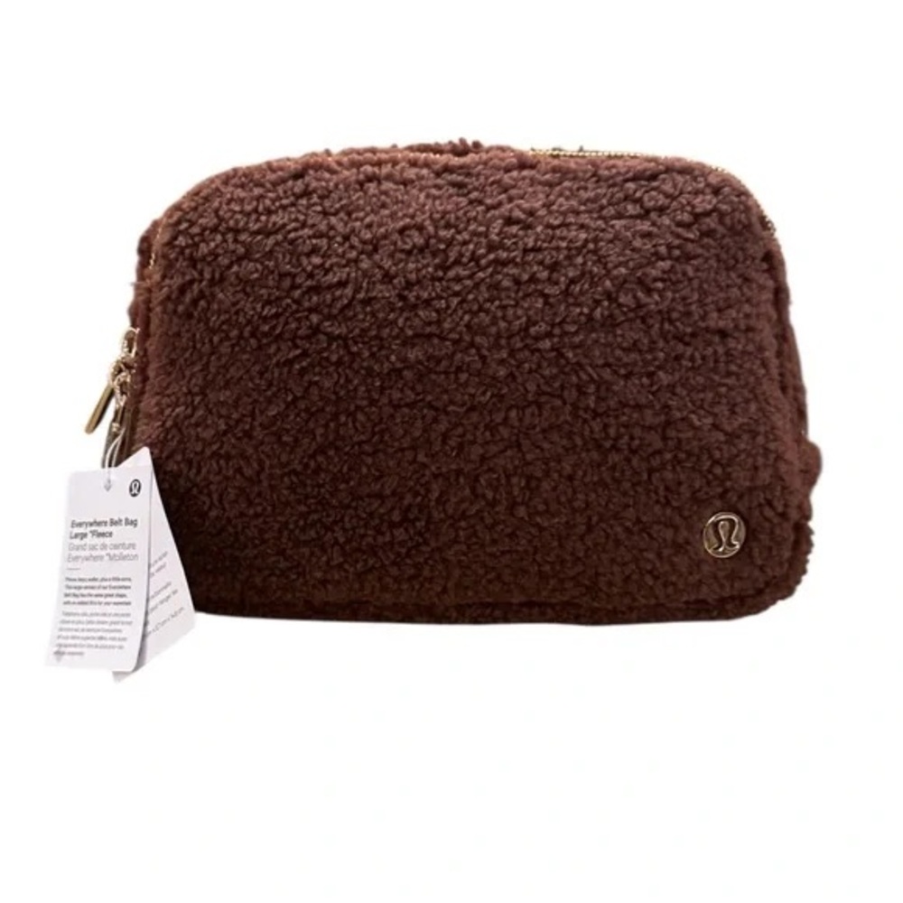Lululemon Athletica NWT Everywhere 2L Brown Sherpa Belt Bag